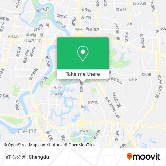 红石公园 map