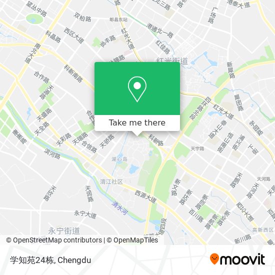学知苑24栋 map
