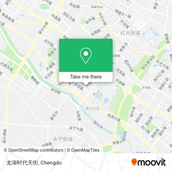 龙湖时代天街 map