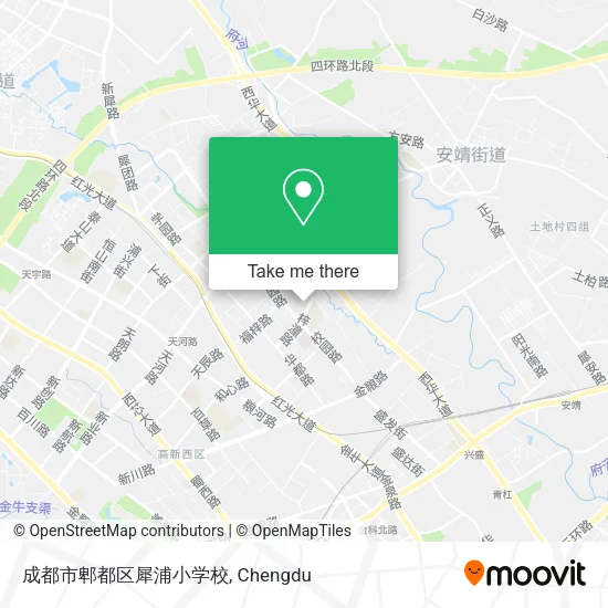 成都市郫都区犀浦小学校 map