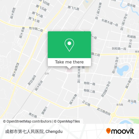 成都市第七人民医院 map