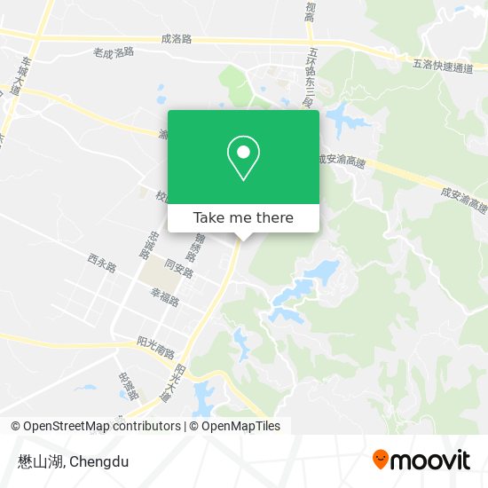 懋山湖 map