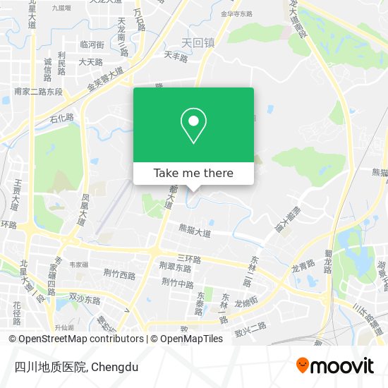 四川地质医院 map