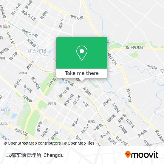 成都车辆管理所 map