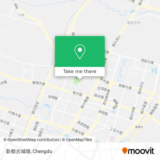 新都古城墙 map