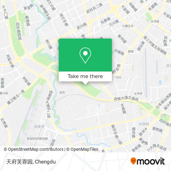 天府芙蓉园 map