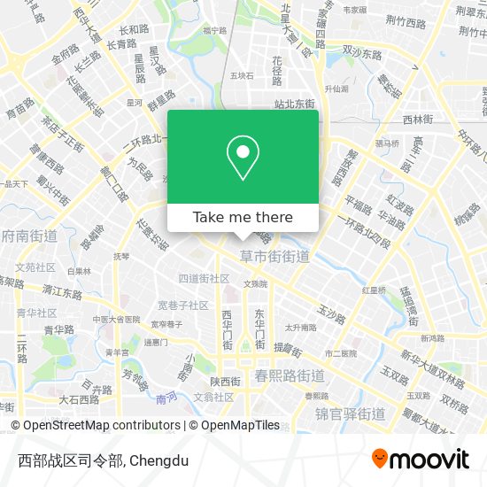 西部战区司令部 map