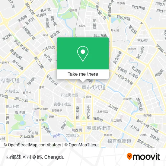 西部战区司令部 map
