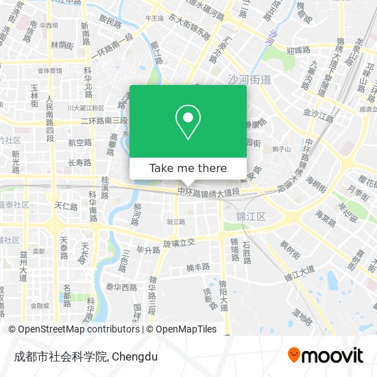 成都市社会科学院 map