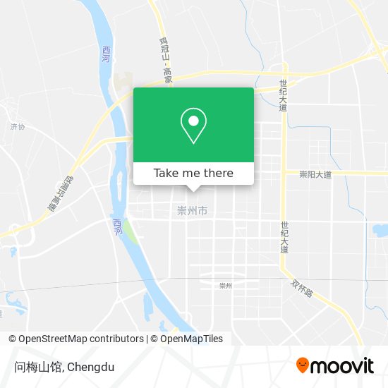 问梅山馆 map