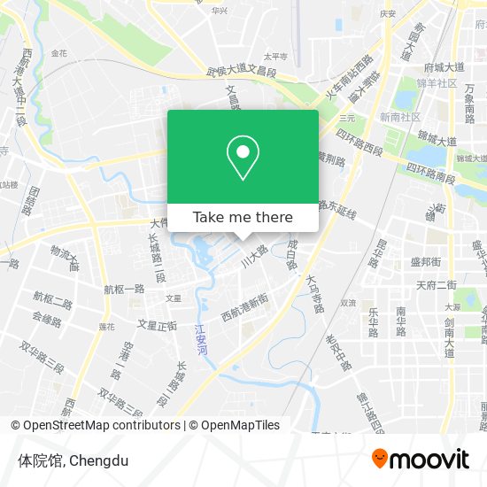 体院馆 map