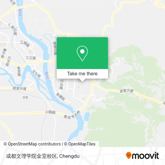 成都文理学院金堂校区 map