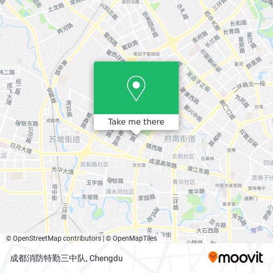 成都消防特勤三中队 map