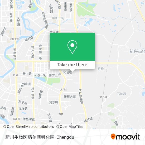 新川生物医药创新孵化园 map