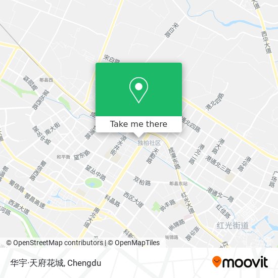 华宇·天府花城 map