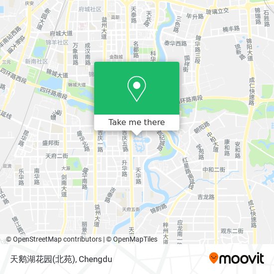 天鹅湖花园(北苑) map