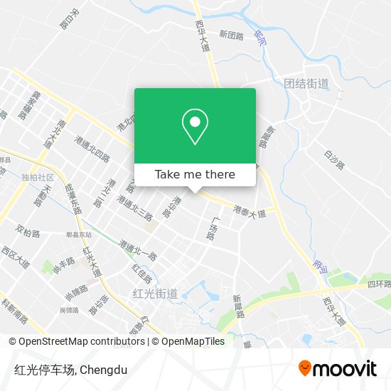 红光停车场 map