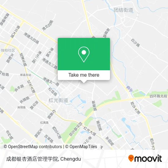 成都银杏酒店管理学院 map