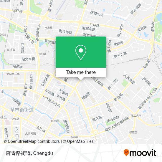 府青路街道 map