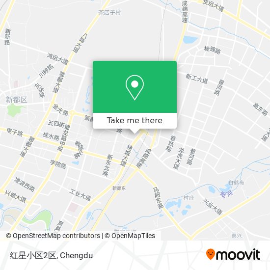红星小区2区 map