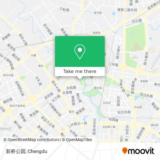 新桥公园 map