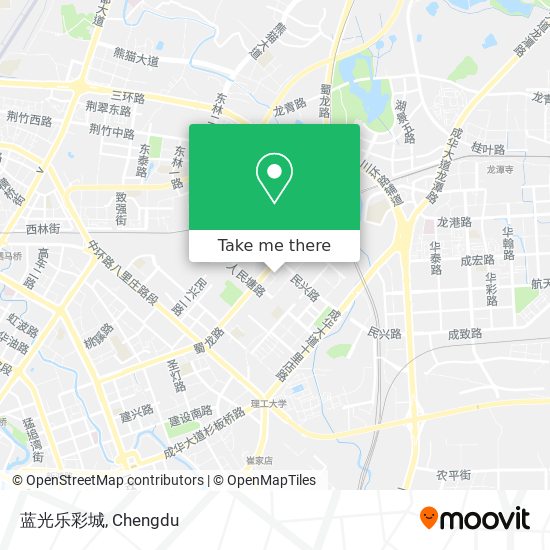 蓝光乐彩城 map