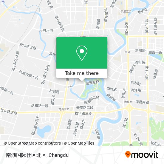 南湖国际社区北区 map