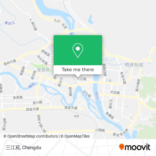 三江苑 map