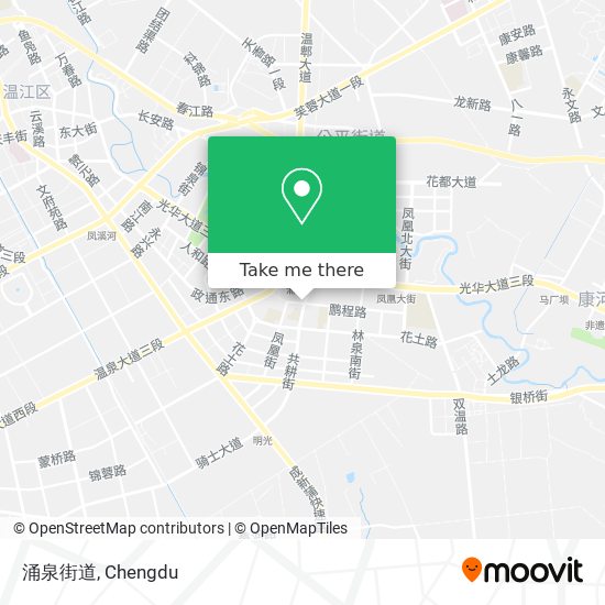 涌泉街道 map