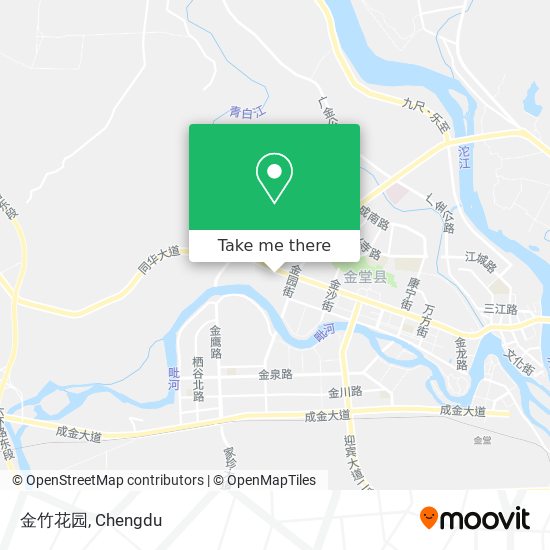 金竹花园 map