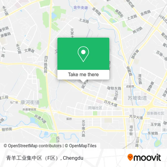 青羊工业集中区（F区） map