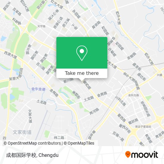 成都国际学校 map