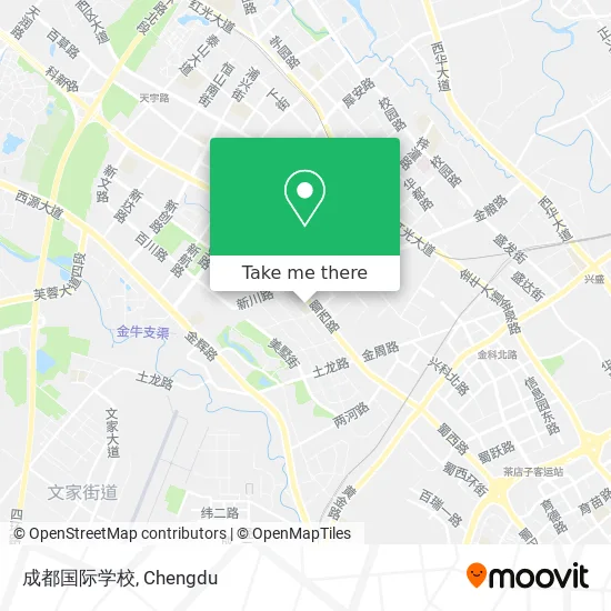 成都国际学校 map