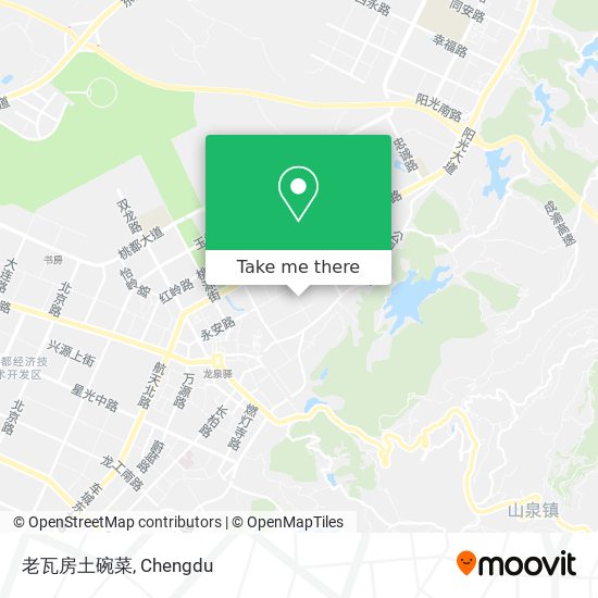 老瓦房土碗菜 map