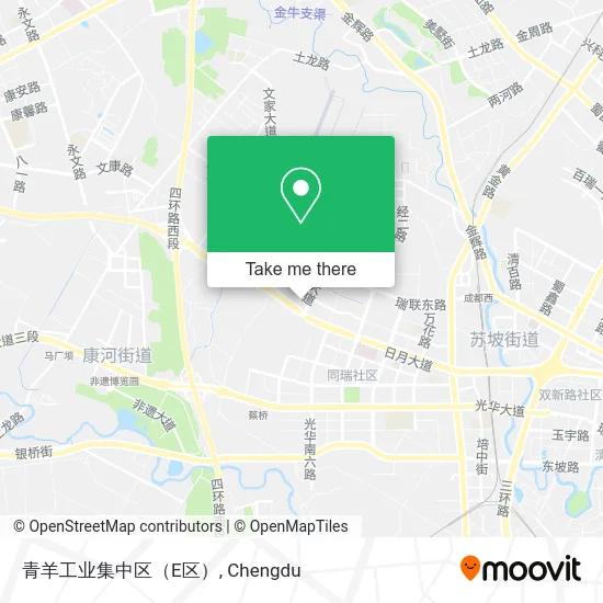 青羊工业集中区（E区） map