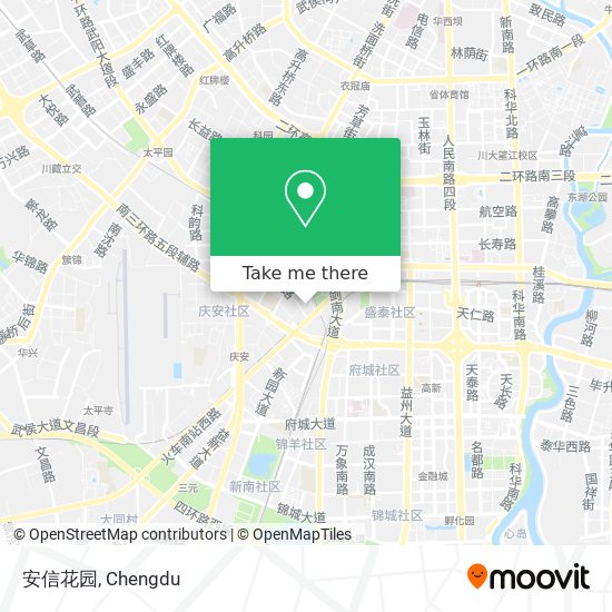 安信花园 map