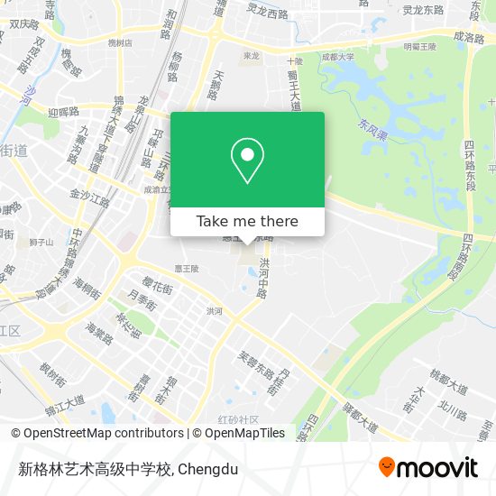 新格林艺术高级中学校 map