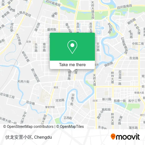伏龙安置小区 map