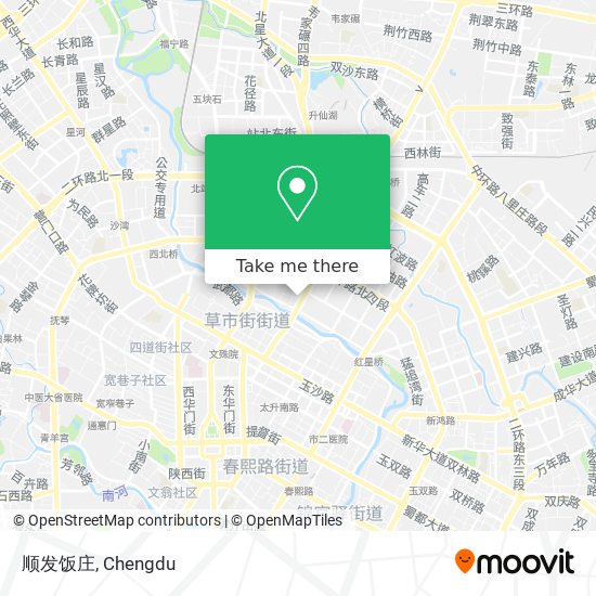 顺发饭庄 map