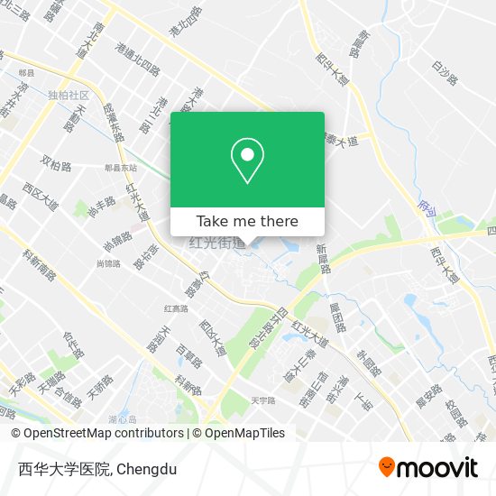 西华大学医院 map