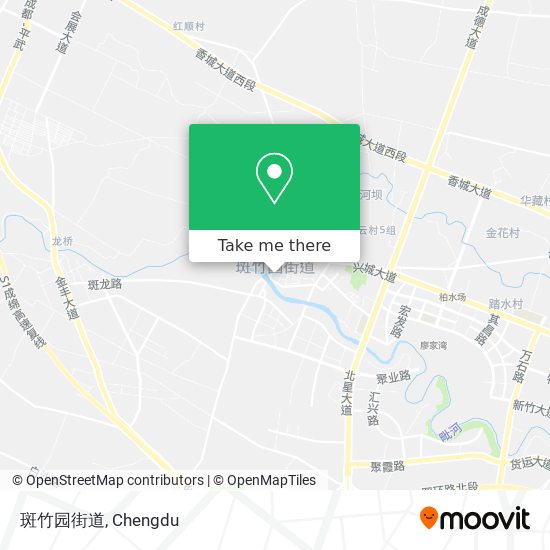 斑竹园街道 map