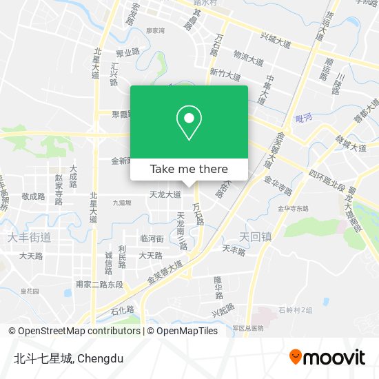 北斗七星城 map
