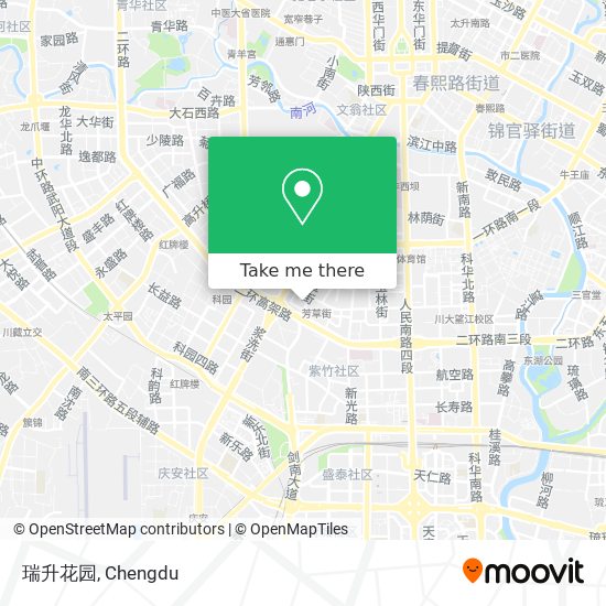 瑞升花园 map