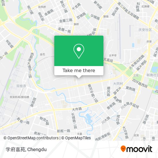 学府嘉苑 map