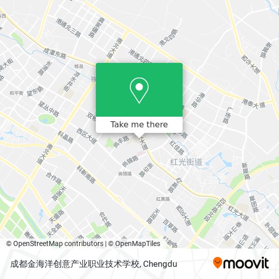 成都金海洋创意产业职业技术学校 map
