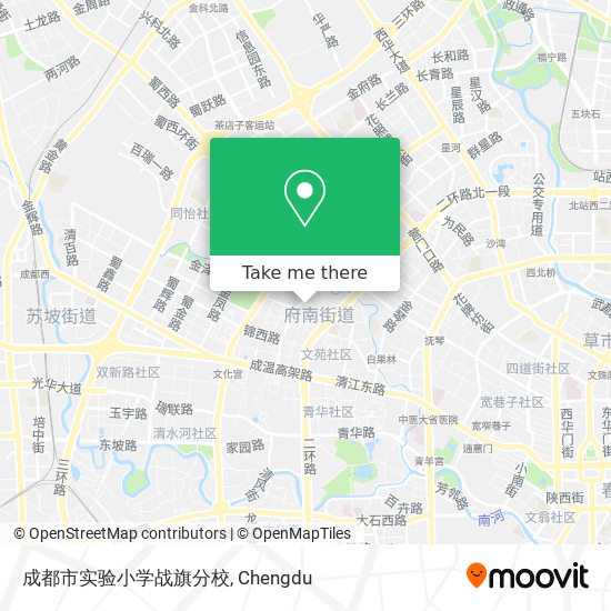成都市实验小学战旗分校 map