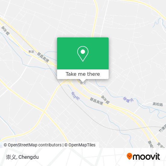 崇义 map