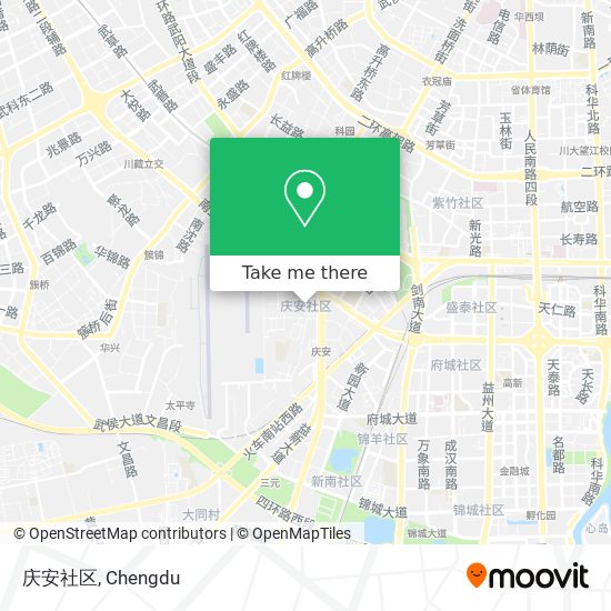 庆安社区 map