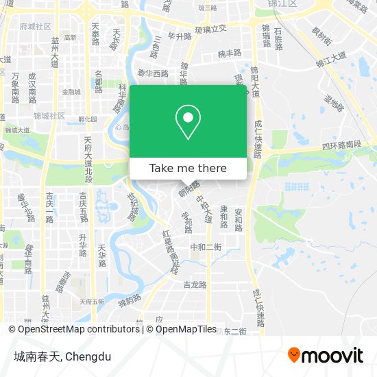 城南春天 map
