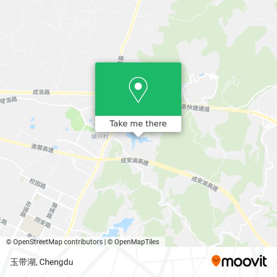 玉带湖 map